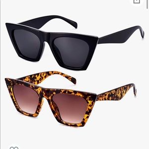 2 pairs of Trendy Sunglasses NEW